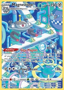 Magnezone CRZ-GG18 Holo Rare Excellent Englisch