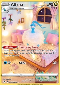 Altaria CRZ-GG19 Holo Rare Poor Englisch