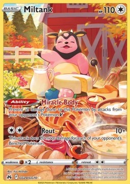 Miltank CRZ-GG24 Holo Rare Near Mint Englisch
