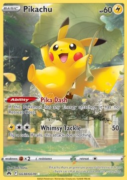 Pikachu CRZ-GG30 Holo Rare Near Mint Deutsch