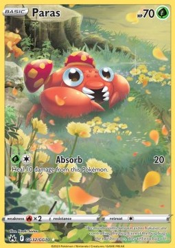 Paras CRZ-GG32 Holo Rare Excellent Deutsch