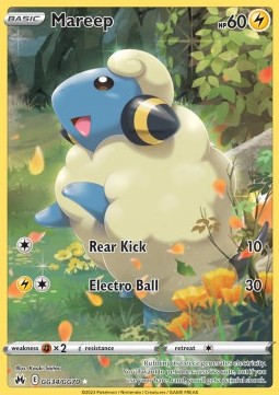 Mareep CRZ-GG34 Holo Rare Near Mint Englisch