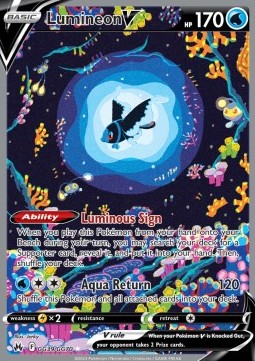 Lumineon V CRZ-GG39 Ultra Rare Near Mint Deutsch