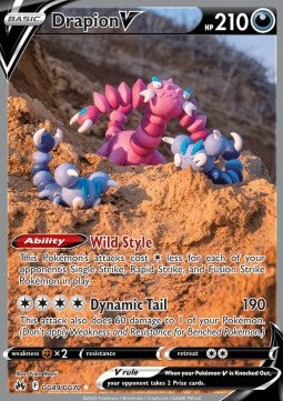Drapion V CRZ-GG49 Ultra Rare Near Mint Englisch
