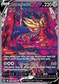 Zamazenta V CRZ-GG54 Ultra Rare Near Mint Deutsch