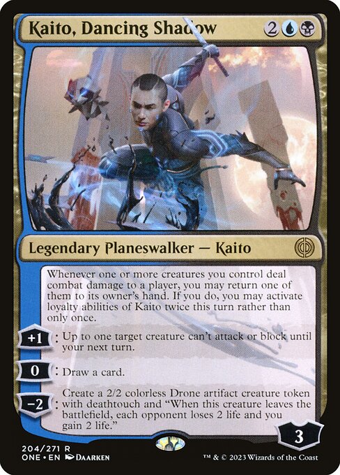 Kaito, der tanzende Schatten ONE-204 Rare Near Mint Englisch Foil