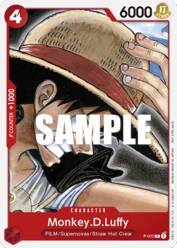 Monkey.D.Luffy (P-022) P Promo Near Mint Englisch