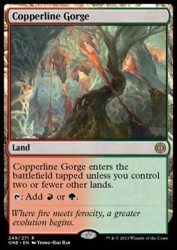 Copperline Gorge ONE-249 Rare Near Mint Englisch Foil