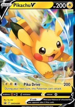 Pikachu V SWSH-285 Promo Near Mint Deutsch
