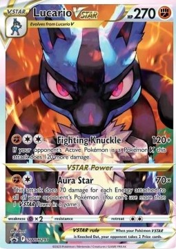 Lucario VSTAR SWSH-291 Promo Excellent Deutsch