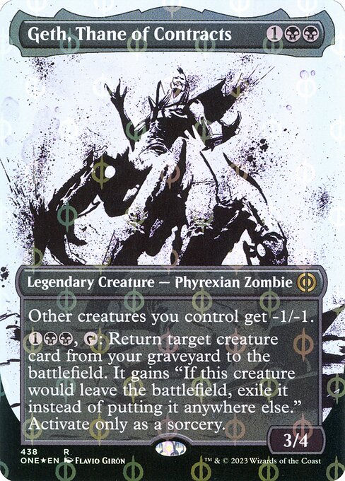 Geth, Thane of Contracts XONE-438 Rare Near Mint Englisch Foil