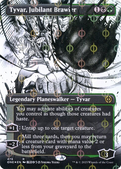 Tyvar, freudiger Raufbold (V.2) XONE-476 Rare Near Mint Englisch Foil