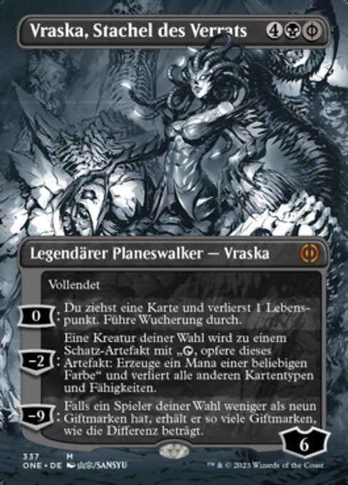 Vraska, Stachel des Verrats (V.2) XONE-337 Mythic Excellent Deutsch