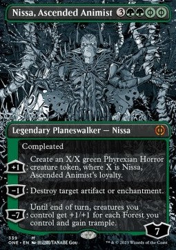 Nissa, erhabene Animistin (V.2) XONE-339 Mythic Near Mint Deutsch Foil
