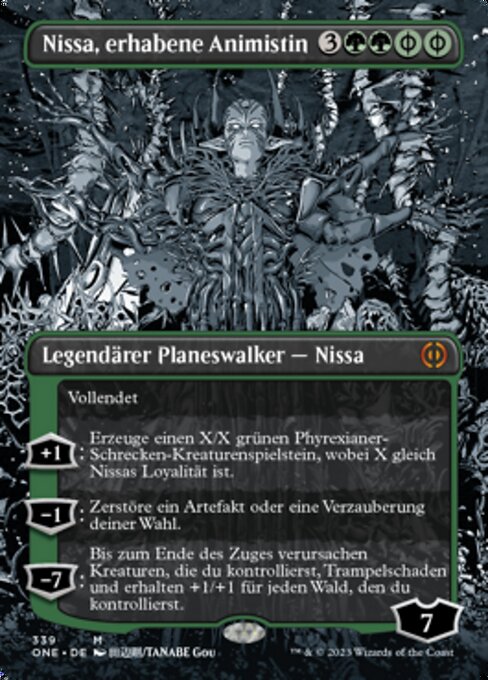 Nissa, erhabene Animistin (V.2) XONE-339 Mythic Near Mint Deutsch Foil