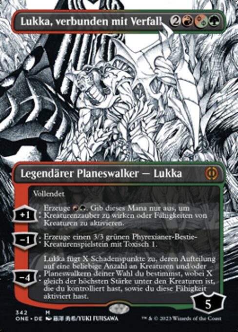 Lukka, verbunden mit Verfall (V.2) XONE-342 Mythic Near Mint Deutsch