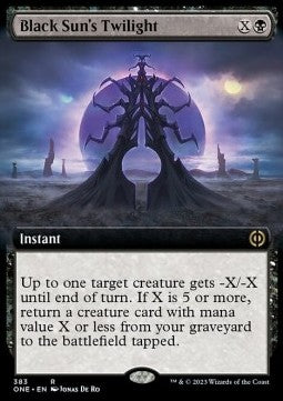 Black Sun's Twilight XONE-383 Rare Good Englisch Foil