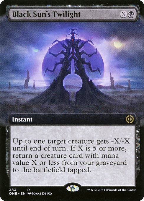Black Sun's Twilight XONE-383 Rare Good Englisch Foil