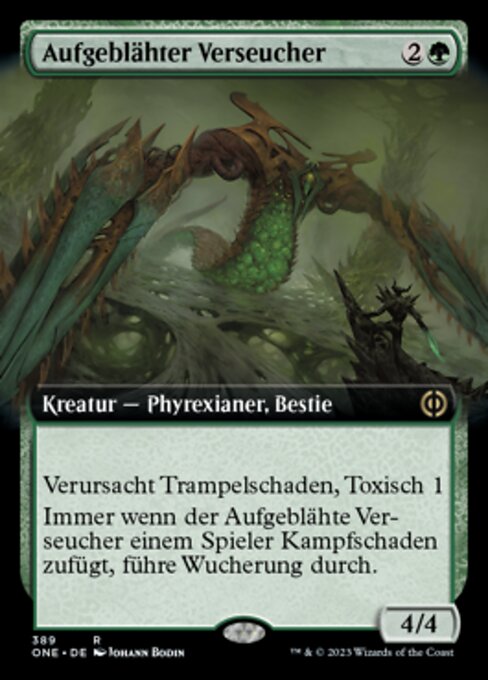 Aufgeblähter Verseucher XONE-389 Rare Near Mint Deutsch
