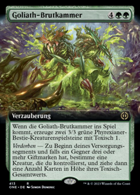 Goliath Hatchery (V.2) XONE-413 Rare Near Mint Deutsch