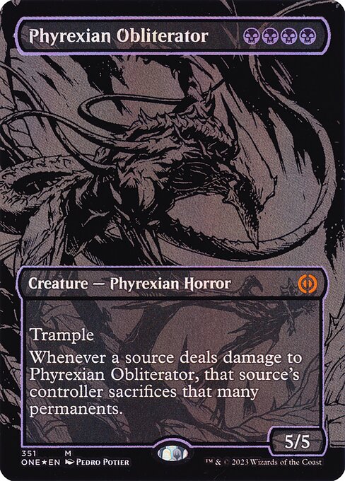 Phyrexianischer Auslöscher (V.2) XONE-351 Mythic Excellent Englisch Foil