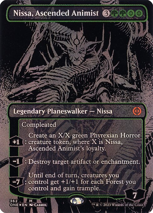 Nissa, Ascended Animist XONE-362 Mythic Near Mint Englisch Foil