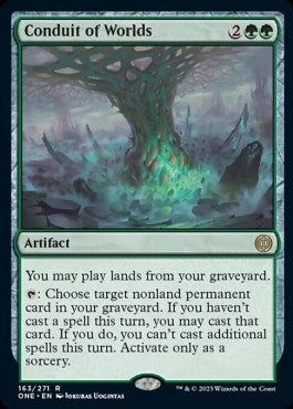 Conduit of Worlds ONE-163 Rare Light Played Englisch Foil
