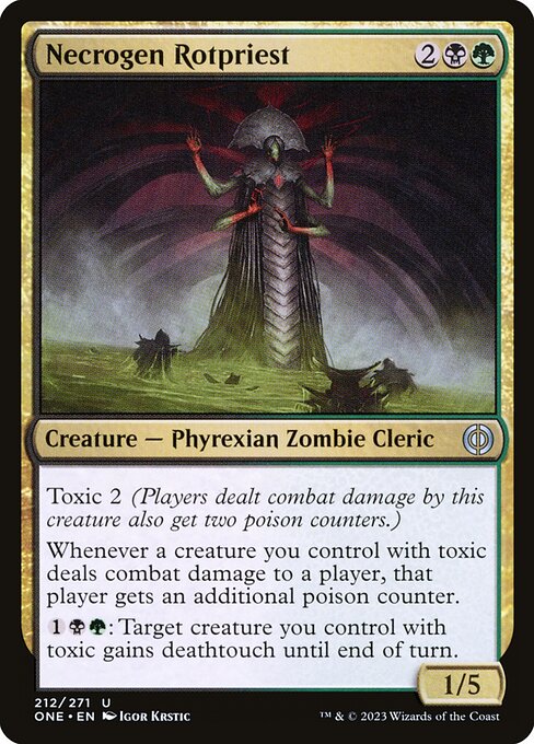 Necrogen Rotpriest ONE-212 Uncommon Near Mint Englisch Foil