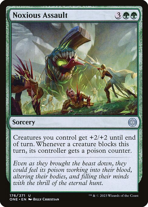 Noxious Assault ONE-176 Uncommon Near Mint Englisch Foil