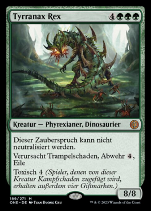 Tyrranax Rex ONE-189 Mythic Near Mint Deutsch