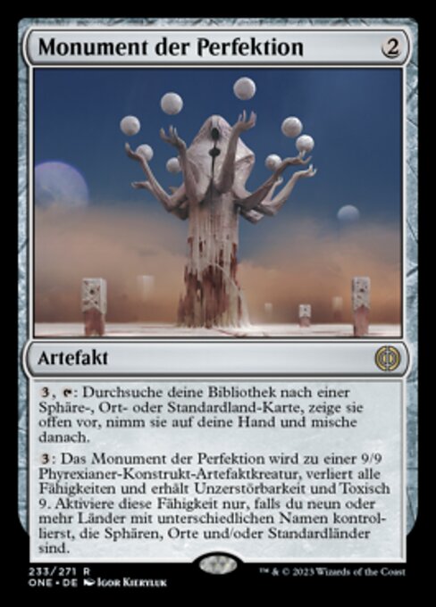 Monument der Perfektion ONE-233 Rare Good Deutsch