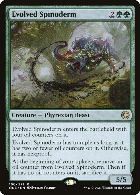 Evolved Spinoderm ONE-166 Rare Near Mint Englisch
