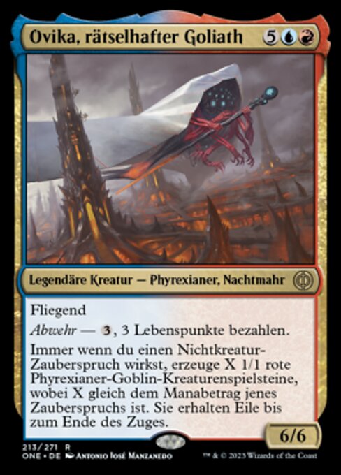 Ovika, rätselhafter Goliath ONE-213 Rare Near Mint Deutsch