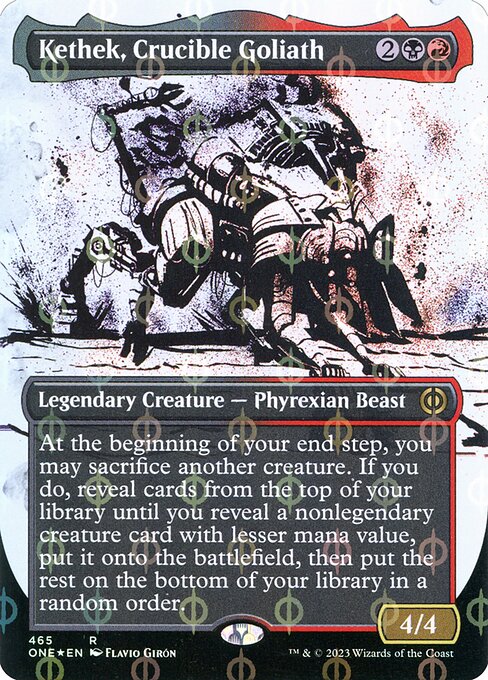 Kethek, Schmelztiegel-Goliath (V.2) XONE-465 Rare Near Mint Englisch Foil