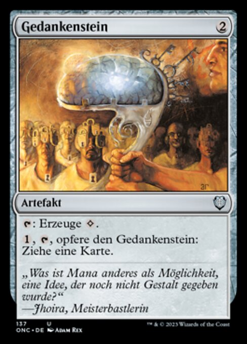 Gedankenstein ONC-137 Uncommon Excellent Deutsch