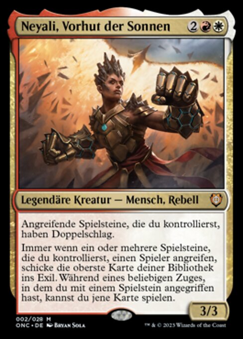 Neyali, Suns' Vanguard ONC-2 Mythic Near Mint Deutsch Foil