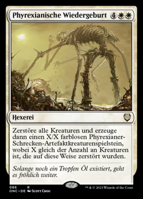 Phyrexianische Wiedergeburt ONC-86 Rare Near Mint Deutsch