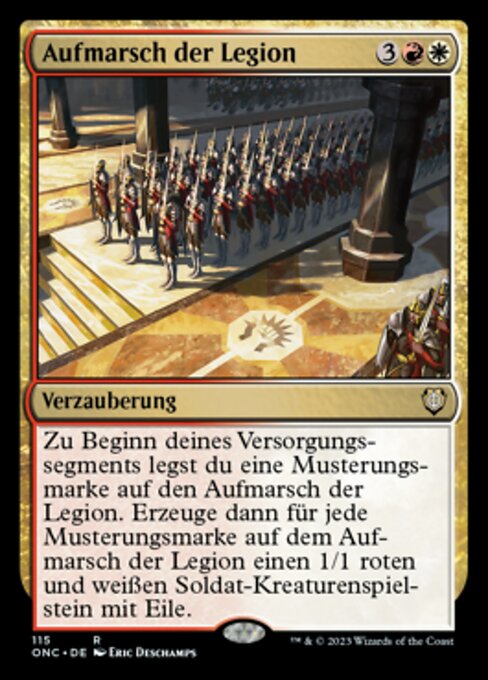 Aufmarsch der Legion ONC-115 Rare Near Mint Deutsch