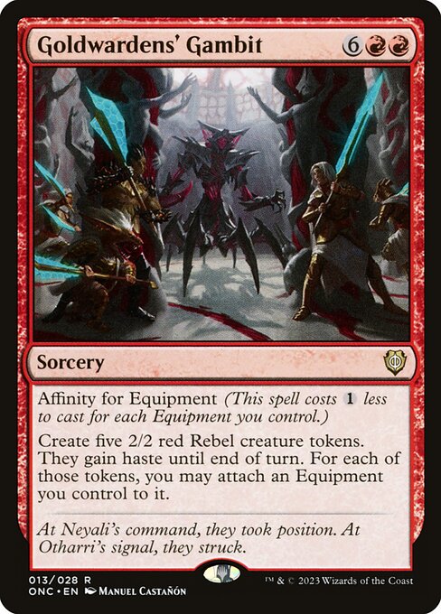 Goldwardens' Gambit ONC-13 Rare Excellent Englisch