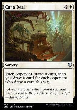 Cut a Deal ONC-63 Uncommon Excellent Englisch