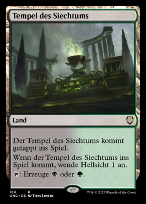 Tempel des Siechtums ONC-169 Rare Near Mint Deutsch