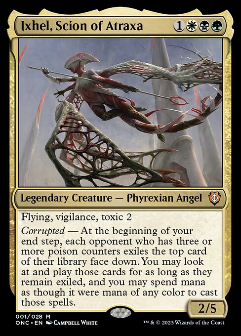 Ixhel, Scion of Atraxa ONC-1 Mythic Near Mint Englisch Foil