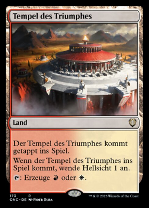 Tempel des Triumphes ONC-173 Rare Excellent Deutsch