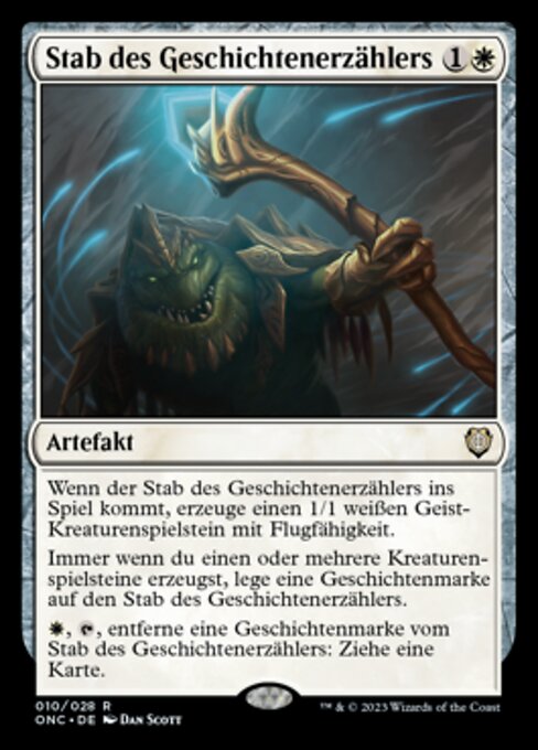 Staff of the Storyteller ONC-10 Rare Near Mint Deutsch