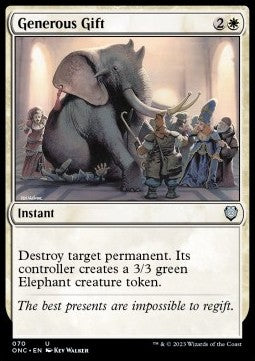 Generous Gift ONC-70 Uncommon Excellent Englisch
