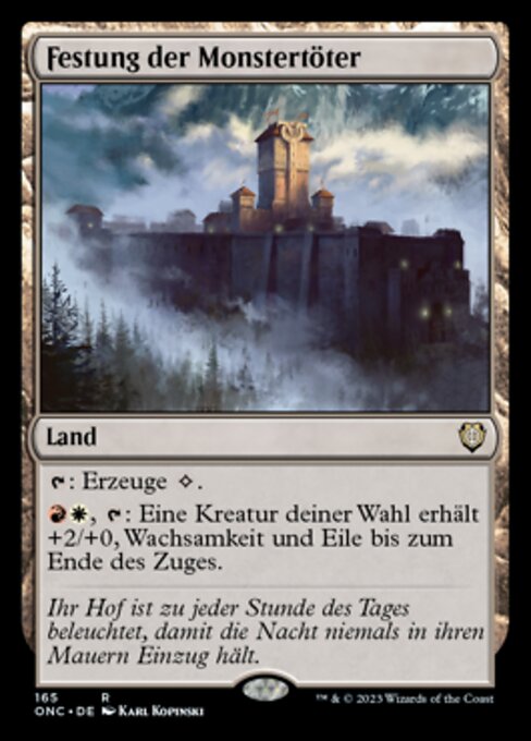 Festung der Monstertöter ONC-165 Rare Near Mint Deutsch