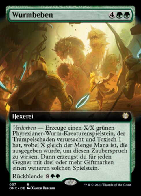 Wurmbeben XONC-57 Rare Near Mint Deutsch
