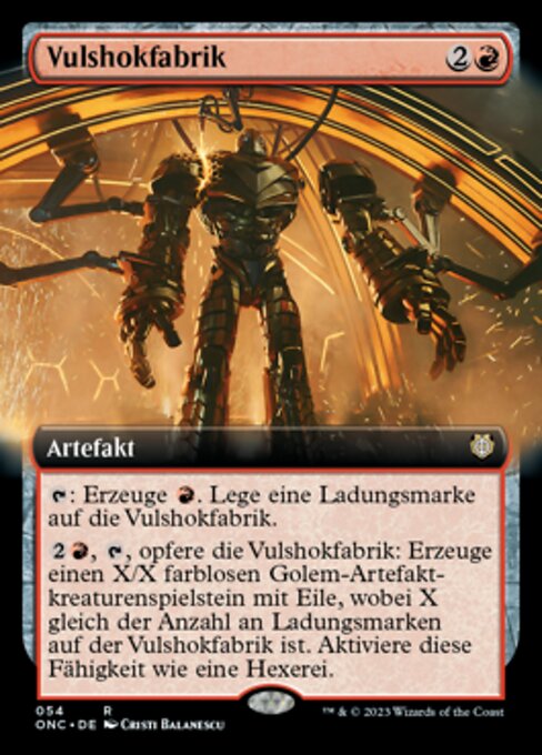 Vulshokfabrik XONC-54 Rare Excellent Deutsch