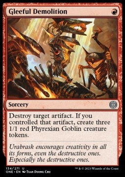 Gleeful Demolition ONE-134 Uncommon Near Mint Englisch
