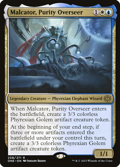 Malcator, Purity Overseer ONE-208 Rare Near Mint Englisch Foil